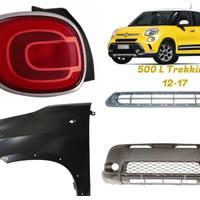 Fiat 500 Trekking frontale cofano fanale cerchi