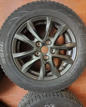 4 Cerchi in Lega da 16" ORIGINALI MAZDA + Gomme