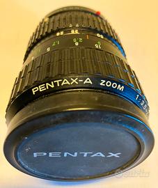 Obbiettivo  Pentax macchina fotografica analogica