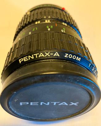 Obbiettivo  Pentax macchina fotografica analogica