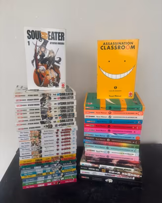 Manga Lotto 47 volumi Soul Eater, Conan, Assassina