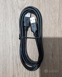 Cavo prolunga USB-A M/F 1m nero nuovo