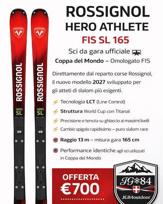 Rossignol sl fis 165  2027