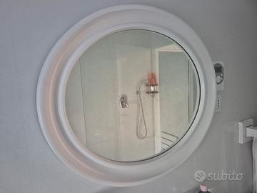 specchio da bagno,ovale