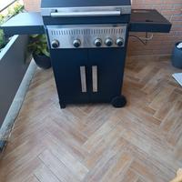 barbecue a gas