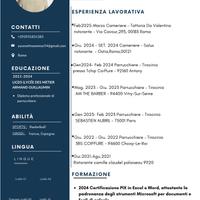 Cameriere, barista, gelataio