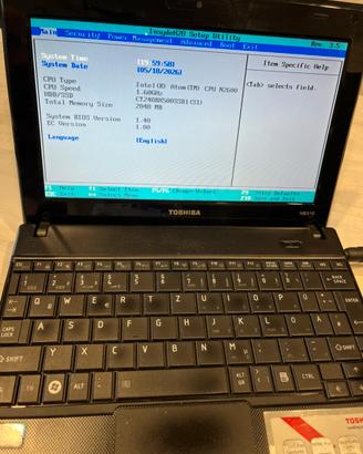 NETBOOK TOSHIBA NB510-108
