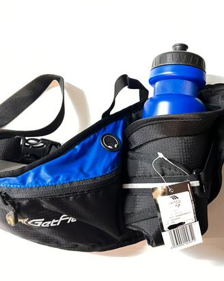 Marsupio da corsa/camminata con borraccia (nuovo)