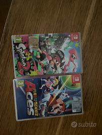 Giochi splatoon 2 e mario tennis aces