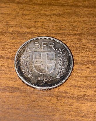5 franchi 1932