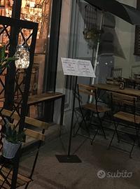 Espositore a leggio per bar/ristoranti