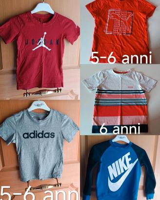 set abbigliamento bimbo 5-6 anni
