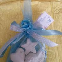 Bomboniere battesimo con gessetti profumati