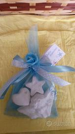 Bomboniere battesimo con gessetti profumati