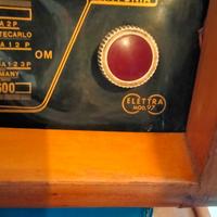 radio da collezione vintage marca elettra mod. 97