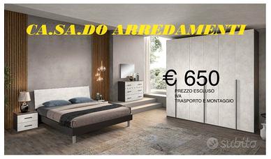 Camera da letto moderna pronta consegna