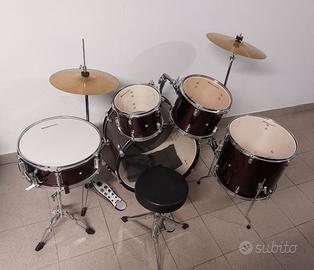 Set Batteria Millenium "Focus 22 Red"