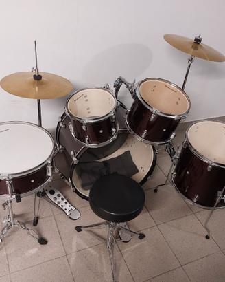 Set Batteria Millenium "Focus 22 Red"