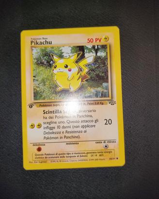 Pokémon Pikachu Jungle Prima Edizione Mint