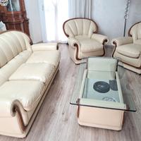 MASTRO CAPPELLINI divano 3 posti + 2 poltrone