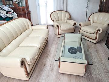 MASTRO CAPPELLINI divano 3 posti + 2 poltrone
