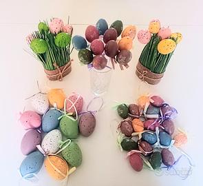 LOTTO DECORAZIONI PASQUALI 