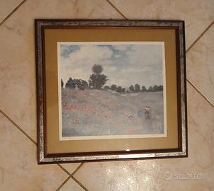 Quadro I Papaveri Claude Monet 