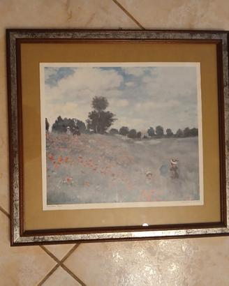 Quadro I Papaveri Claude Monet 