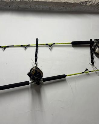 doppia combo canna e mulinello shimano tld 50