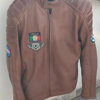 giacca moto pelle