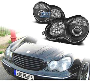 FARI PER MERCEDES CLASSE C W203 00-04 FONDO NERO