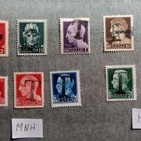 Serie imperiale soprastampata con la T