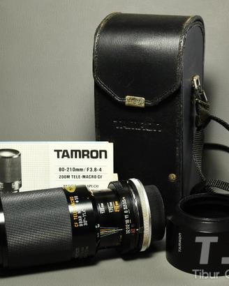 Tamron zoom 80-210 3.8/4 con Adaptall 2 Canon FD