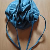 borsa da donna blu pelle nuova