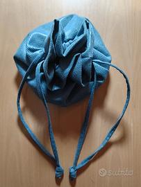 borsa da donna blu pelle nuova