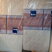 2 materassi singoli più rete materasso 