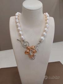 Collana con perle barocche