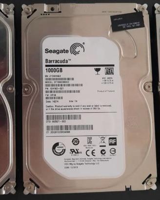 HD SEAGATE ST1000DM003 BARRACUDA 1TB - KIT 3 PEZZI