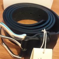 Cintura nera Alemà nuova 125 cm