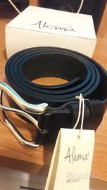 Cintura nera Alemà nuova 125 cm