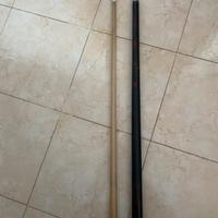 stecca da biliardo con custodia e copri puntale