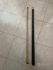 stecca da biliardo con custodia e copri puntale