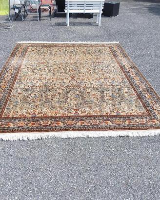 TAPPETO RETT 260X330 FRANGE DECORO FLOREALE GEOMET