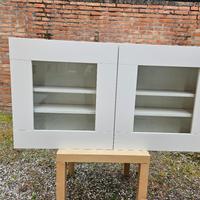 Vetrinetta pensile bianca