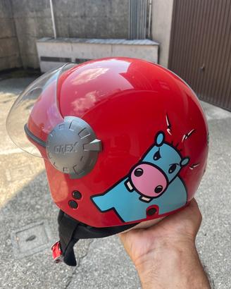 Casco moto bambino