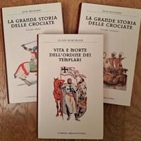 3 libri di storia delle crociate e dei templari