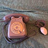 Telefono fisso originale vintage Siemens