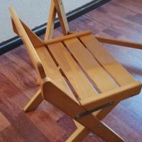 Set Scrivania e Sedia per Bambini in Legno