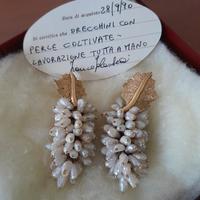 ORECCHINI IN PERLE DI FIUME E ORO