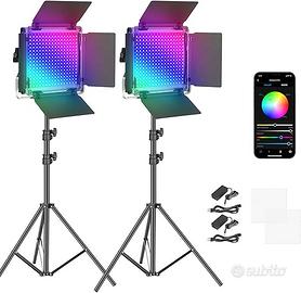 NEEWER 660 PRO RGB Luce LED Fotografia Kit d’Illum